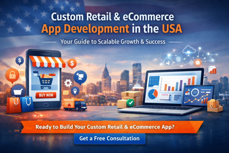Retail and eCommerce App Development in the USA: Custom Execution Guide