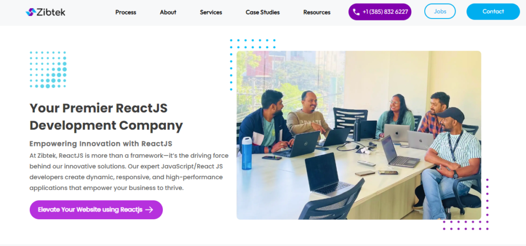 Zibtek - ReactJS Development Company